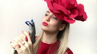 РОЗА-ШЛЯПКА ИЗ ФОАМИРАНА + Роза на стенуRose hat