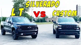 Silverado LT Vs Custom trim level DIFFERENCES explained