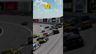 How to Cause a Big Crash in NASCAR | #Shorts