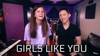 Maroon 5 - Girls Like You ft. Cardi B (Tiffany Alvord & Jason Chen Cover)