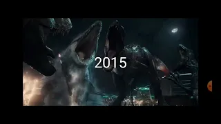 evolution of jurassic world 2022-1993