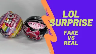 LOL Surprise Fake Vs Real Unboxing Toy Review | TadsToyReview