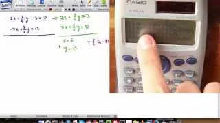 [Matematika] Tutorial CASIO 991-ES ➠ riješavanje sustava 2 jednadžbe s 2 nepoznanice