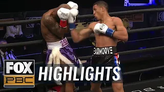 Morrell Jr. dominates Allen to win Interim WBA Super Middleweight Title | HIGHLIGHTS | PBC ON FOX