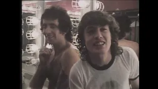 Bon Scott and Angus Young 11/8/1978 - "it's like infinity rock and roll"