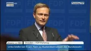 FDP-Parteitag: Rede von Christian Lindner vom 10.05.2014