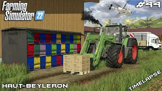 Building BEEHIVE for HONEY production | Animals on Haut-Beyleron | Farming Simulator 22 | Episode 44