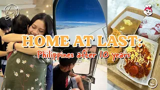 GOING BACK TO THE PHILIPPINES AFTER 10 YEARS! 🌴🇵🇭 | Travel Vlog