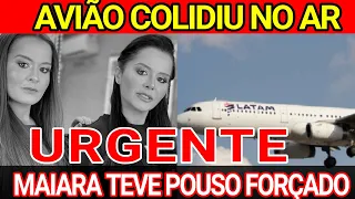 AVIÃO  com  CANTORA Maiara FAZ POUSO DE EMERGÊNCIA