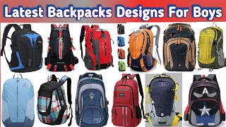Lates backpack design for boys Trendy backpack for travel Backpack design ideas Cool backpack design