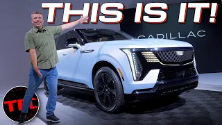 GLOBAL DEBUT: The 2025 Cadillac Escalade IQ Is a 750 HP Electric Three-Row Flagship SUV!