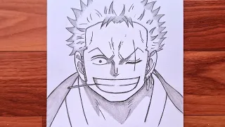 How to draw Zoro | ONE PIECE | step by step