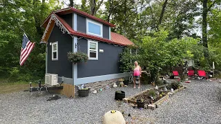 Incredible Tiny Homes Forest Tour with Deborah and her 10’x20’ ESP Home and only $200 Lot Rent 🏘️🌲