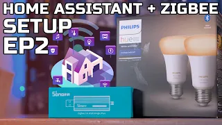 DIY Smart Home Basics EP2 - Home Assistant, Zigbee Controller & Hue Light Bulbs