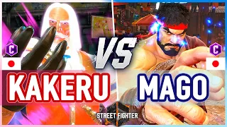 SF6 🔥 Kakeru (JP) vs Mago (Ryu) 🔥 Street Fighter 6