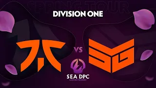 Fnatic vs SMG Game 2 - DPC SEA Div 1: Tour 2 w/ Ares & johnxfire