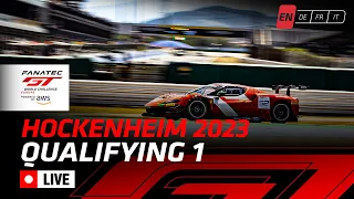 LIVE | Qualifying 1 | Hockenheim | Fanatec GT World Challenge Europe Powered by AWS (English)