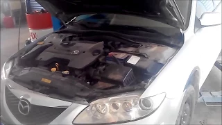 HOW TO REPLACE TIMING BELT ON MAZDA 6 (2.0 DIESEL)