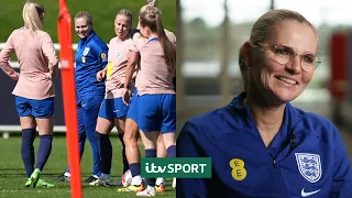 Sarina Wiegman REVEALS why she extended her contract as England manager 😅 | ITV Sport