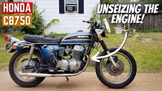 Unseizing A Motorcycle Engine - Barn Find CB750 EP3