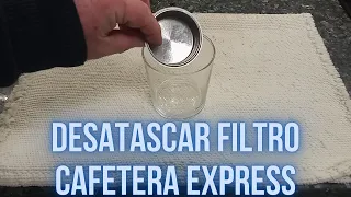 ✅Desatascar filtro cafetera