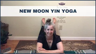 New Moon Yin Yoga Flow | A Clean Slate | Evening Yin Yoga | 43 Minutes