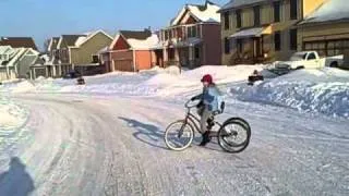 3 Wheel Snow Cruiser Bike - Turn Your Bike Into A Trike.