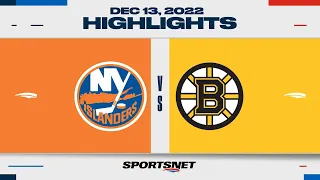 NHL Highlights | Islanders vs. Bruins - December 13, 2022