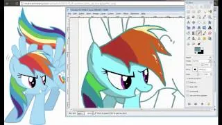 MLP Speedart: Rainbowdash