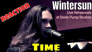Wintersun - Time Reaction | Live Rehearsal at Sonic Pump Studio | A Drummer Reacts!!