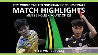 Izaac Quek vs Lin Yun Ju | MS R128 | 2023 ITTF World Table Tennis Championships Finals