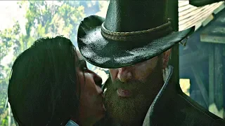 Red Dead Redemption 2 - Arthur Gets a Kiss (Charlotte The Widow)