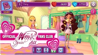 Winx Fairy School Game "Bedroom and Dress Up"