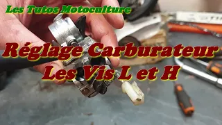 2-stroke carburetor adjustment, L and H screws (Stihl, Husqvarna, Echo, etc.)