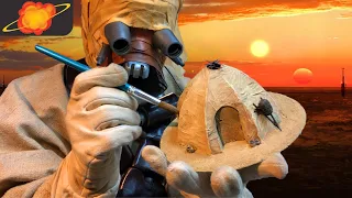 How to make a Tusken Raider hut for Star Wars Legion or any tabletop game