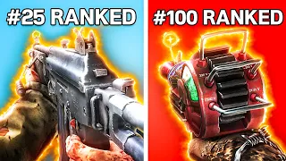 Ranking Literally Every Weapon in CoD Zombies...