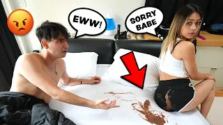 I've Never Seen Him So UPSET! *I POOPED THE BED*