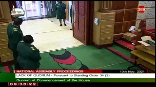 National Assembly Proceedings Morning Session II 10th November 2021