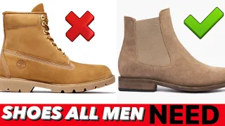 5 SHOES EVERY MAN NEEDS TO BUILD A STYLISH WARDROBE | Mens Fashion