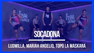 LUDMILLA ,Mariah Angeliq, Topo La Maskara - Socadona feat. Mr Vegas | Coreografia Free Jump