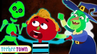 Halloween Songs For Kids | Haunted House And Spooky Scary Skeletons Song | Teehee Town