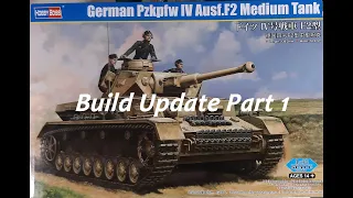 Amazing New Tool - Hobby Boss 1:48th Scale Panzer IV Ausf F2 Build Update Part 1 #hobbyboss