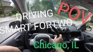 POV Driving Smart Fortwo Chicago IL Northside Part 2
