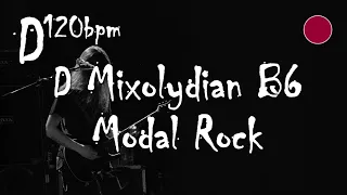 D Major D Mixolydian B6 Modal Rock Backing Track Jam 120 BPM