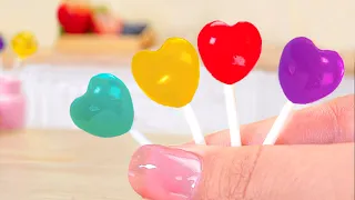 Tasty Lollipop 🍡 Miniature Fruits Lollipop Candy Recipe | Perfect 1000+ Miniature Ideas | Mini Cakes