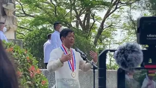 Interview with President Marcos at the sidelines of Araw ng Kagitingan commemoration