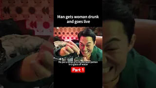 Man gets woman drunk then goes live 🤕😳 #shorts #viral #youtubeshorts