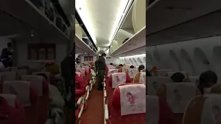 Flight Inside View of Air india |Boeing 787-777 #shorts #youtubeshorts #germany #airplane #turkey