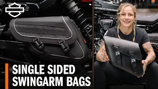 Harley-Davidson Single Sided Swingarm Bags for Sportster S or Nightster