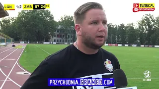 tv.nsk.pl [tr. Piros] KS Legionovia Legionowo - ZKS Olimpia Zambrów 1:2 (0:1) 2022-08-13 g. 17:00